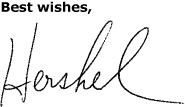 Hershel Barg, best wishes